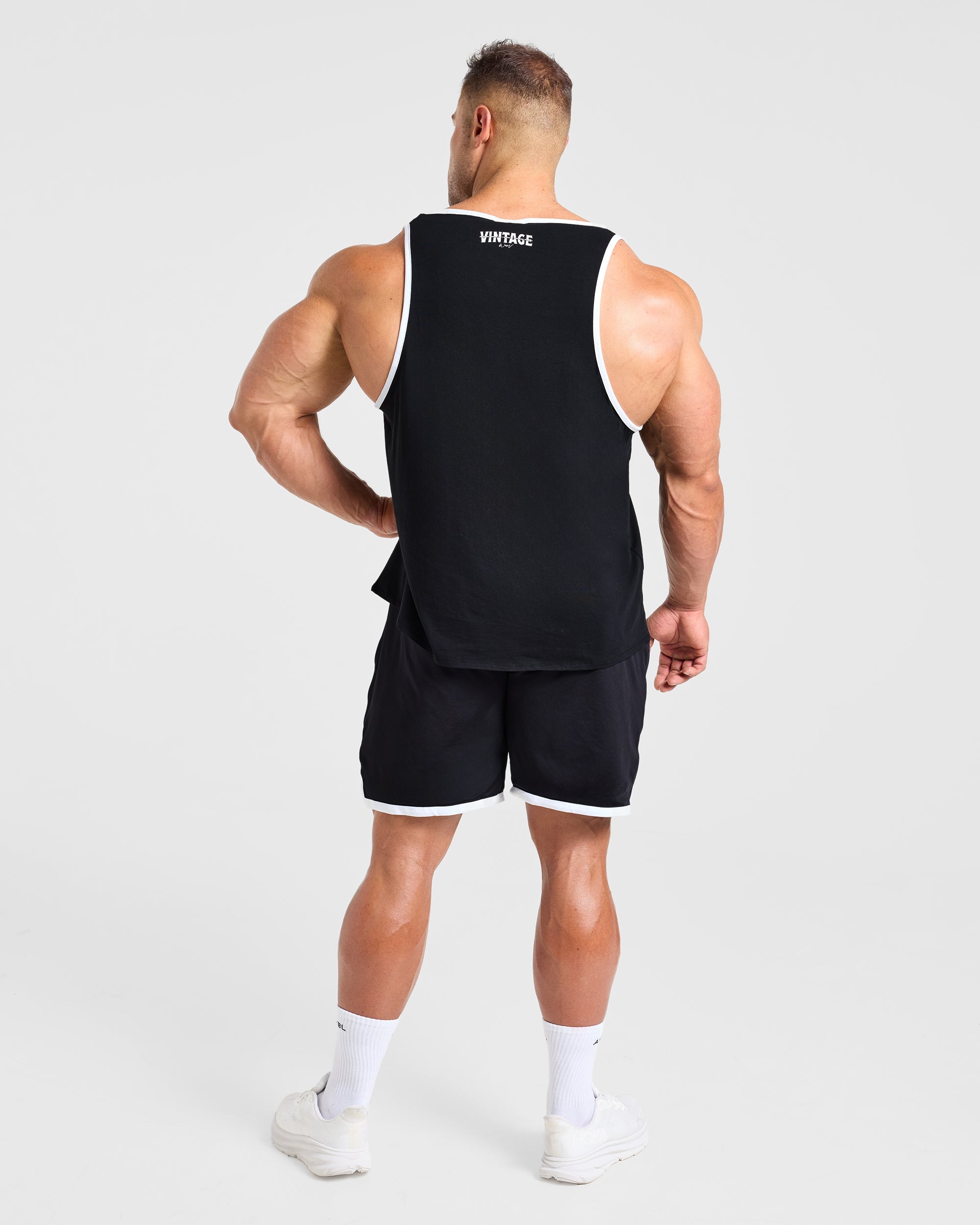 Wesley Vissers x Contrast Tank - Black