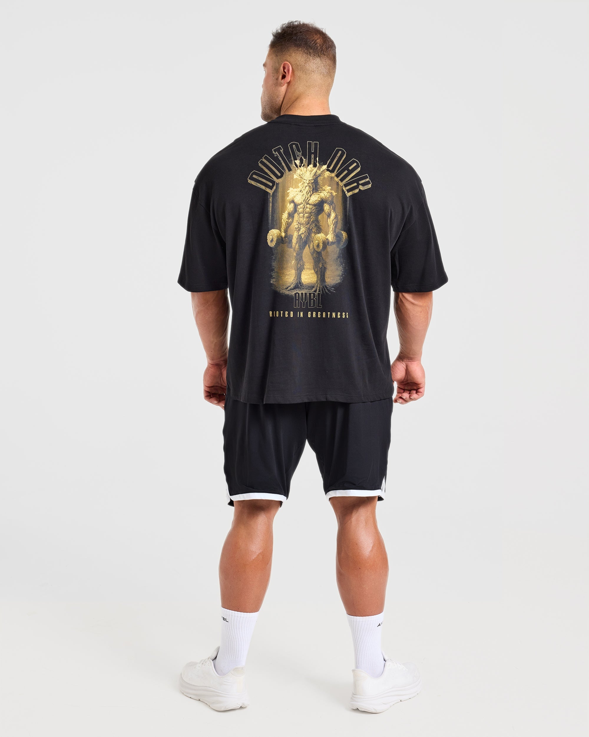 Wesley Vissers x Rooted in Greatness Oversized T Shirt - Black