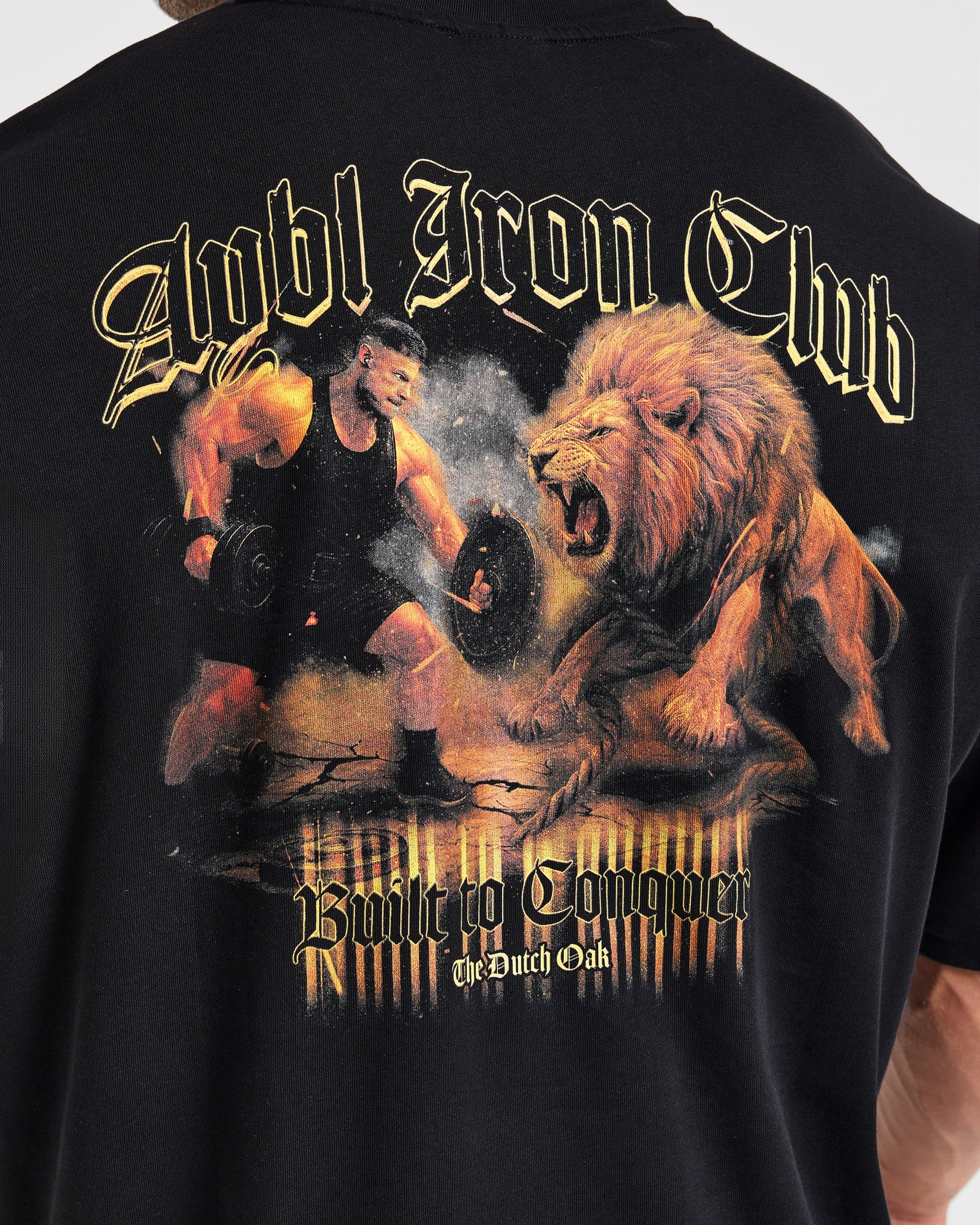 Wesley Vissers x Built to Conquer Oversized T Shirt - Black