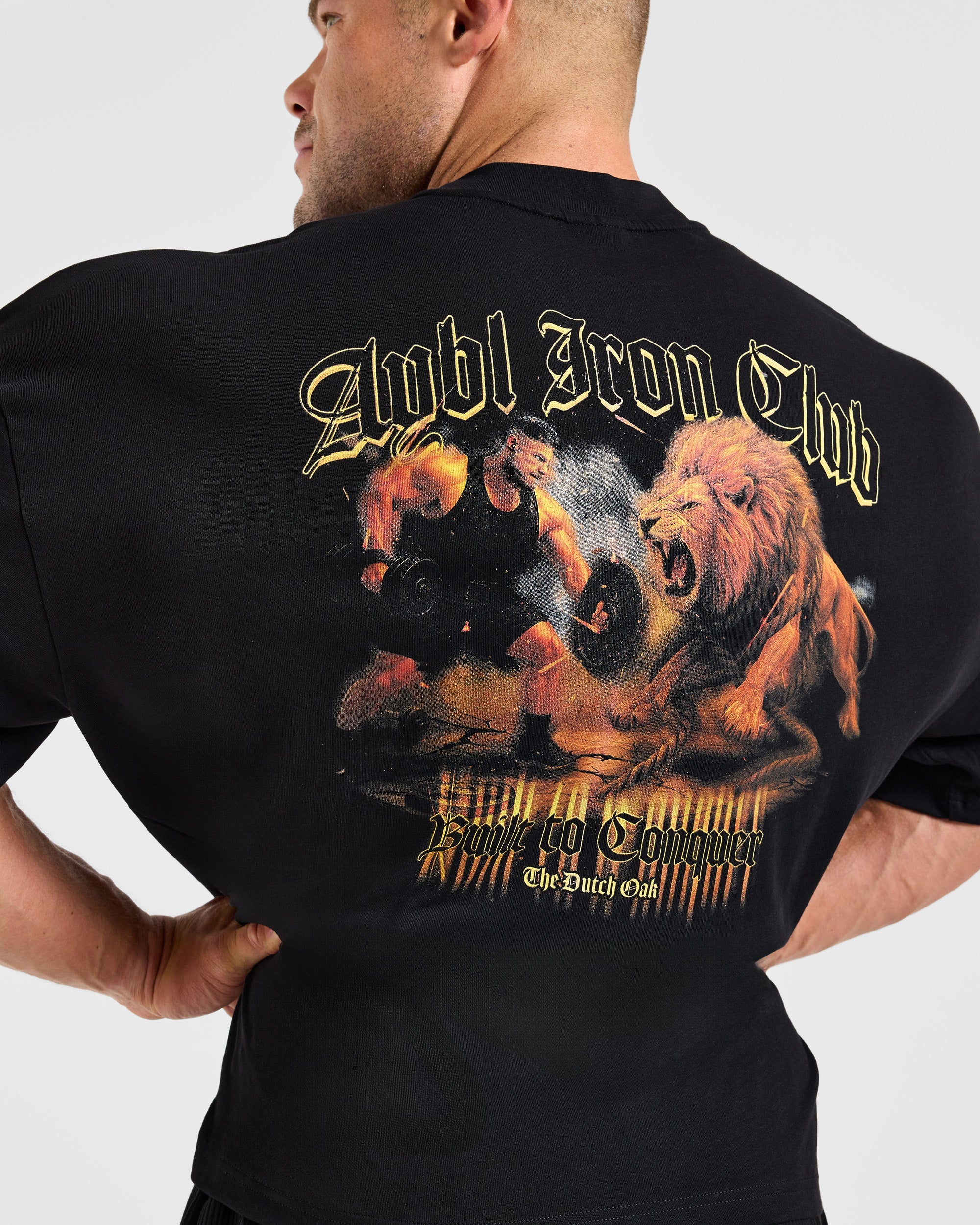 Wesley Vissers x Built to Conquer Oversized T Shirt - Black