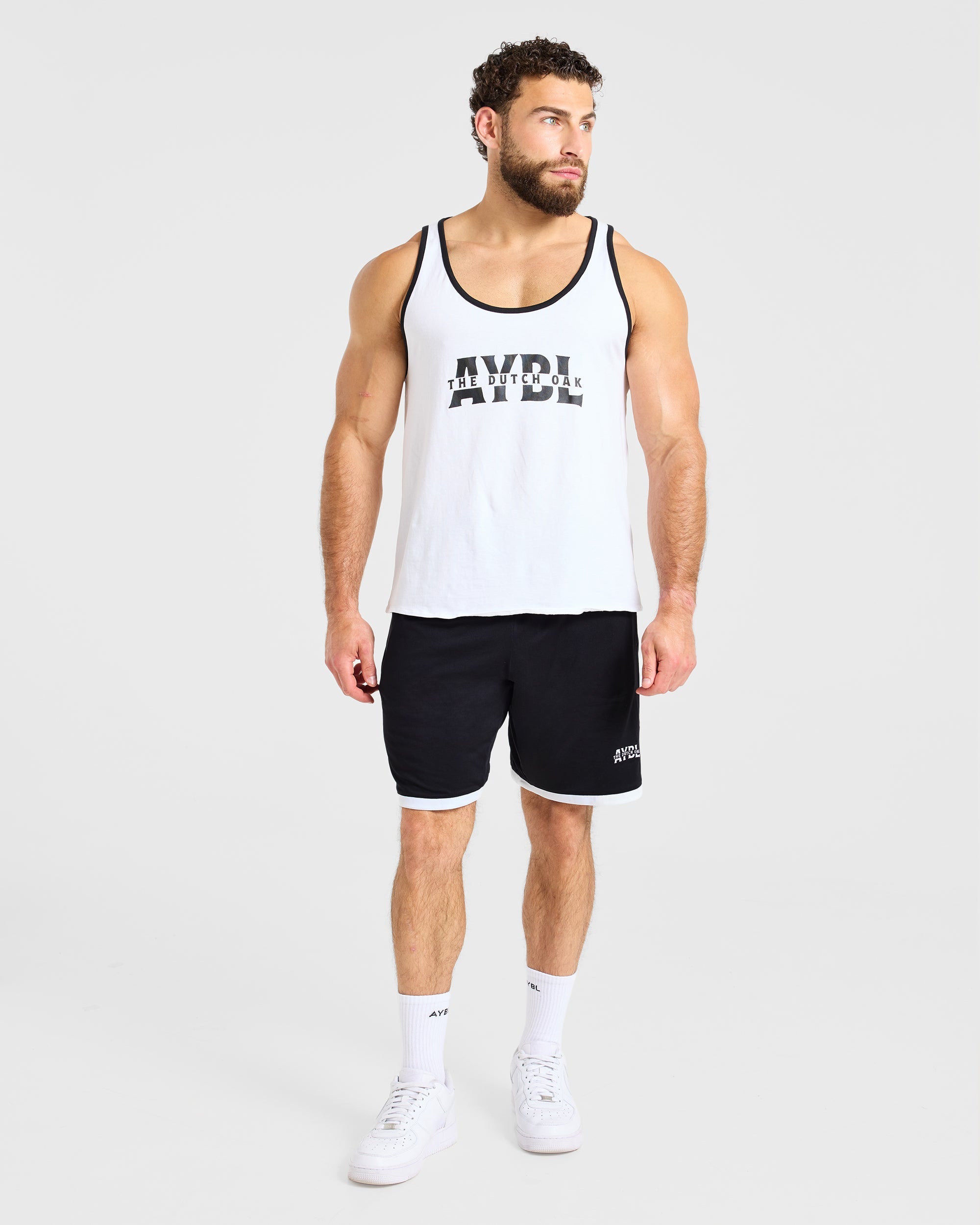 Wesley Vissers x Contrast Tank - White
