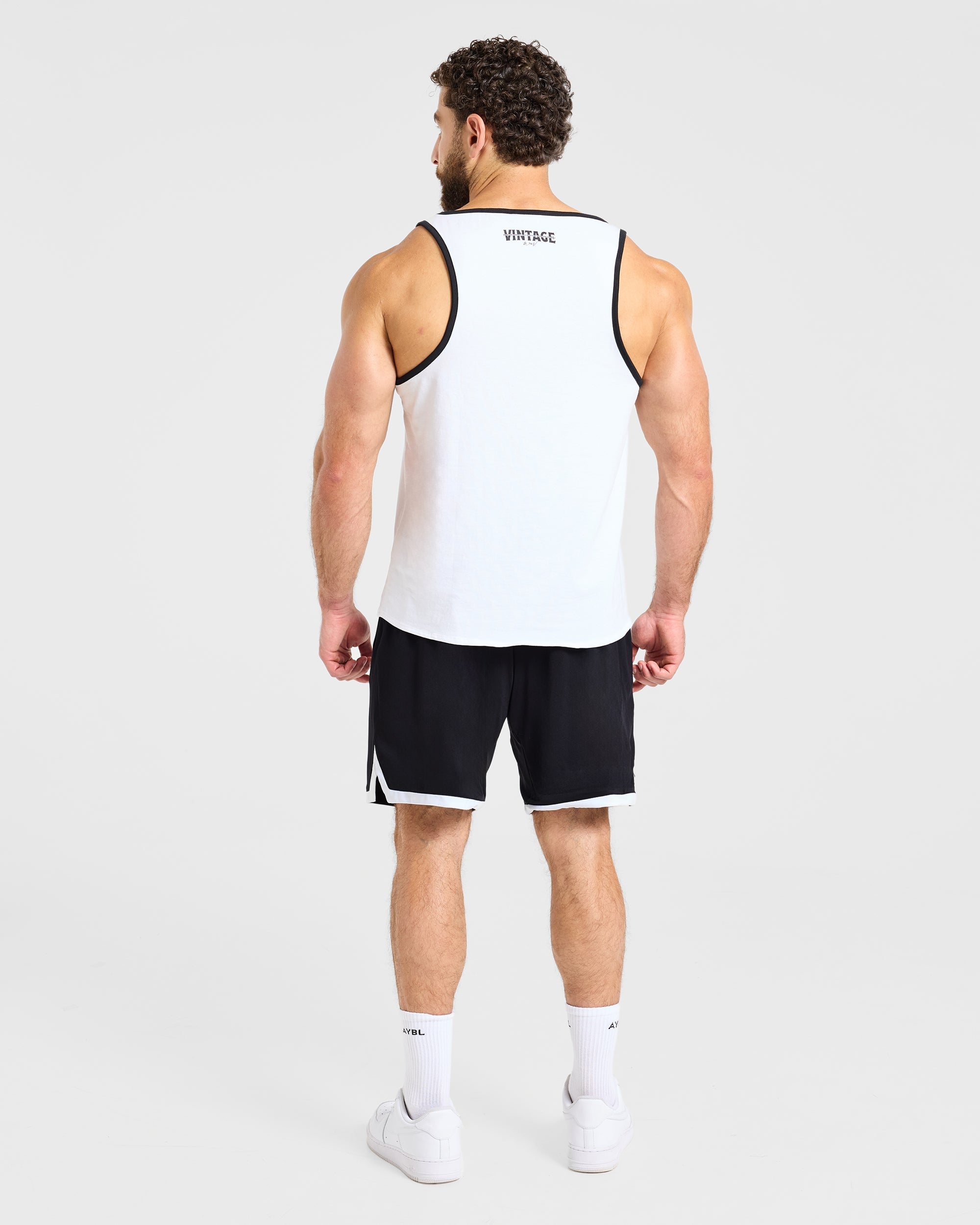 Wesley Vissers x Contrast Tank - White