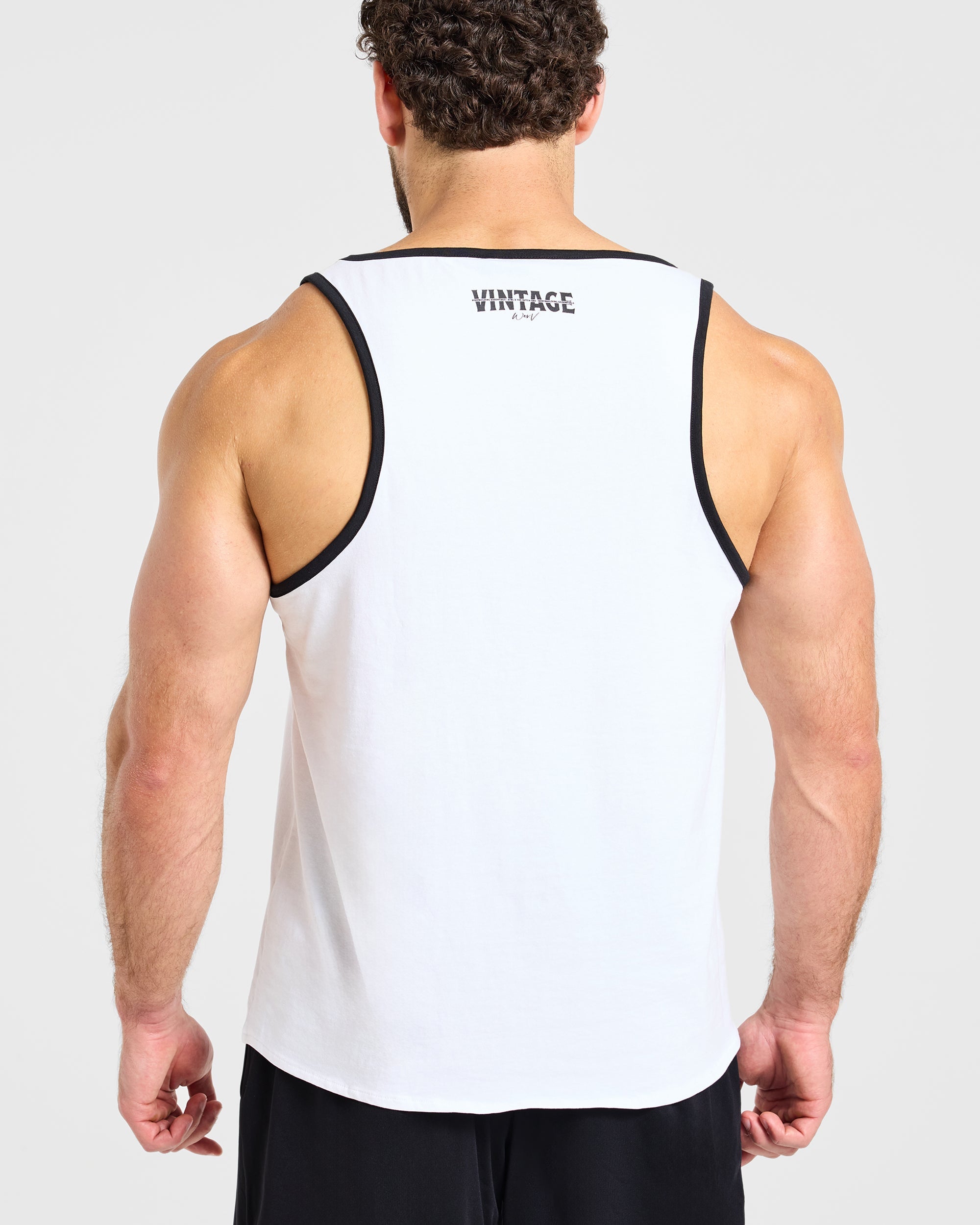 Wesley Vissers x Contrast Tank - White