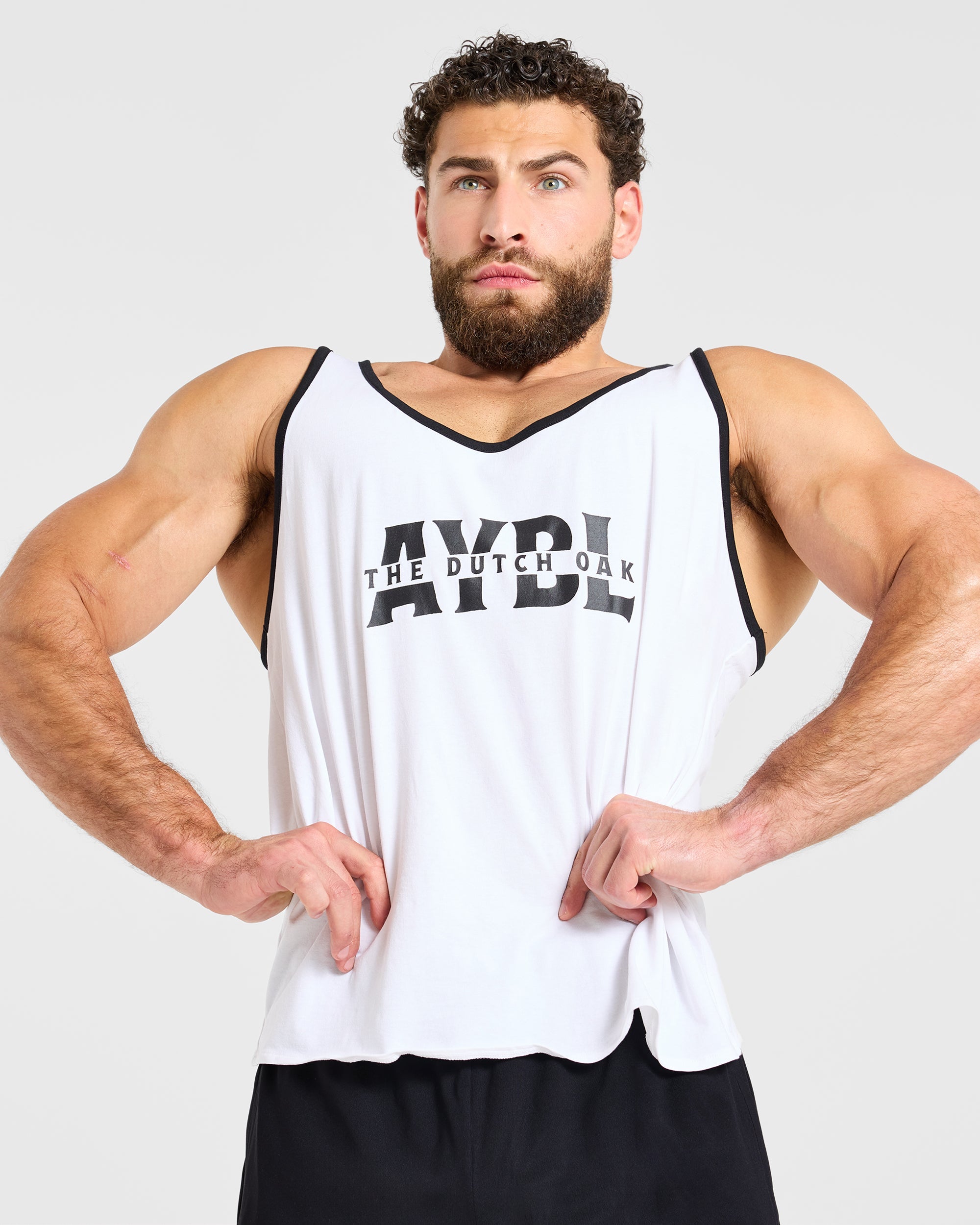 Wesley Vissers x Contrast Tank - White