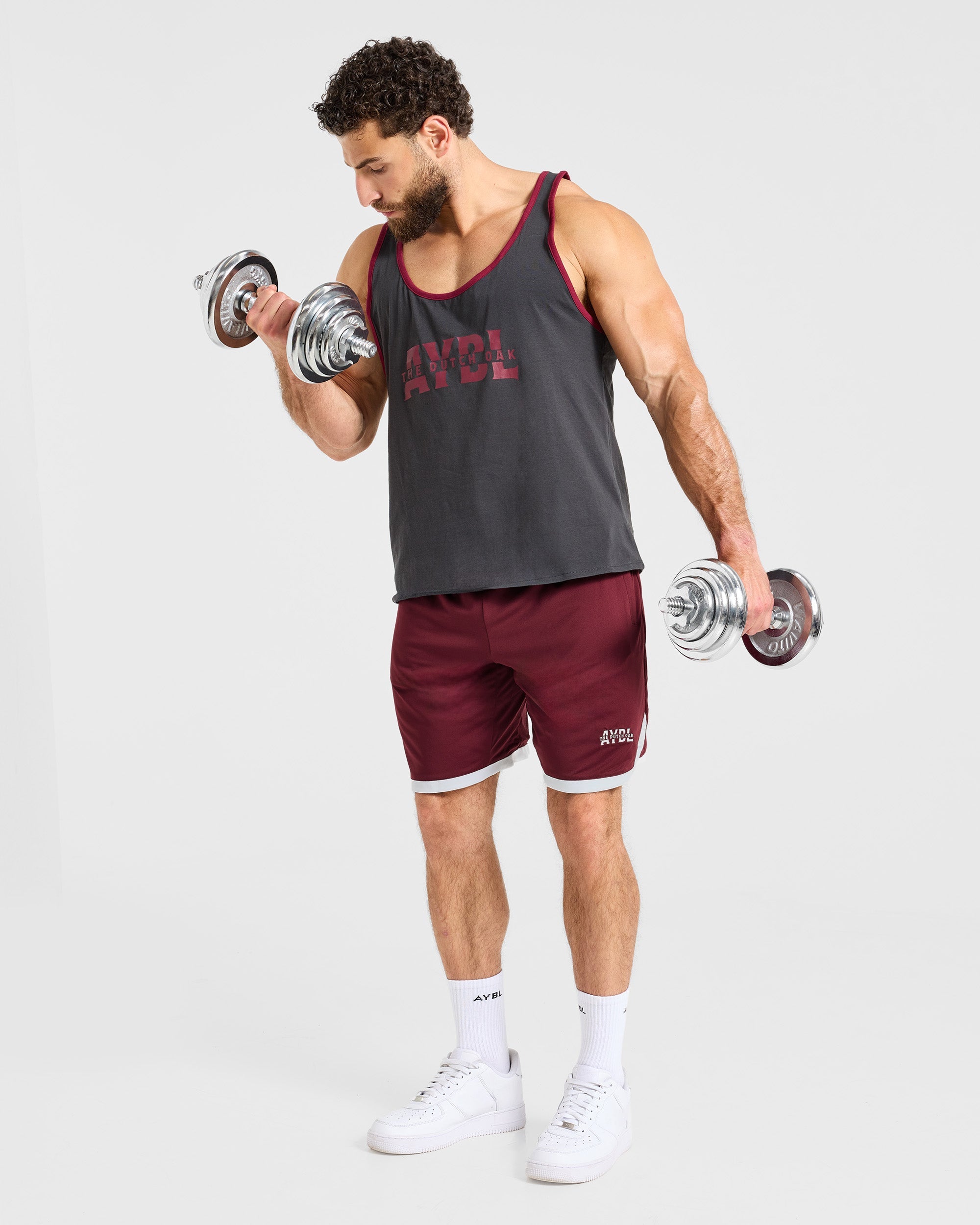 Wesley Vissers x Old School Contrast Shorts - Port Red