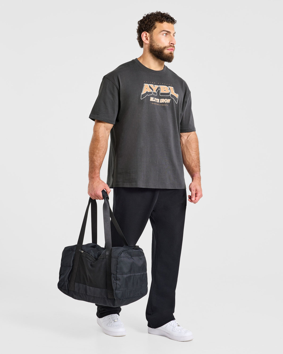 AYBL Elite Iron Oversized T Shirt - Charcoal