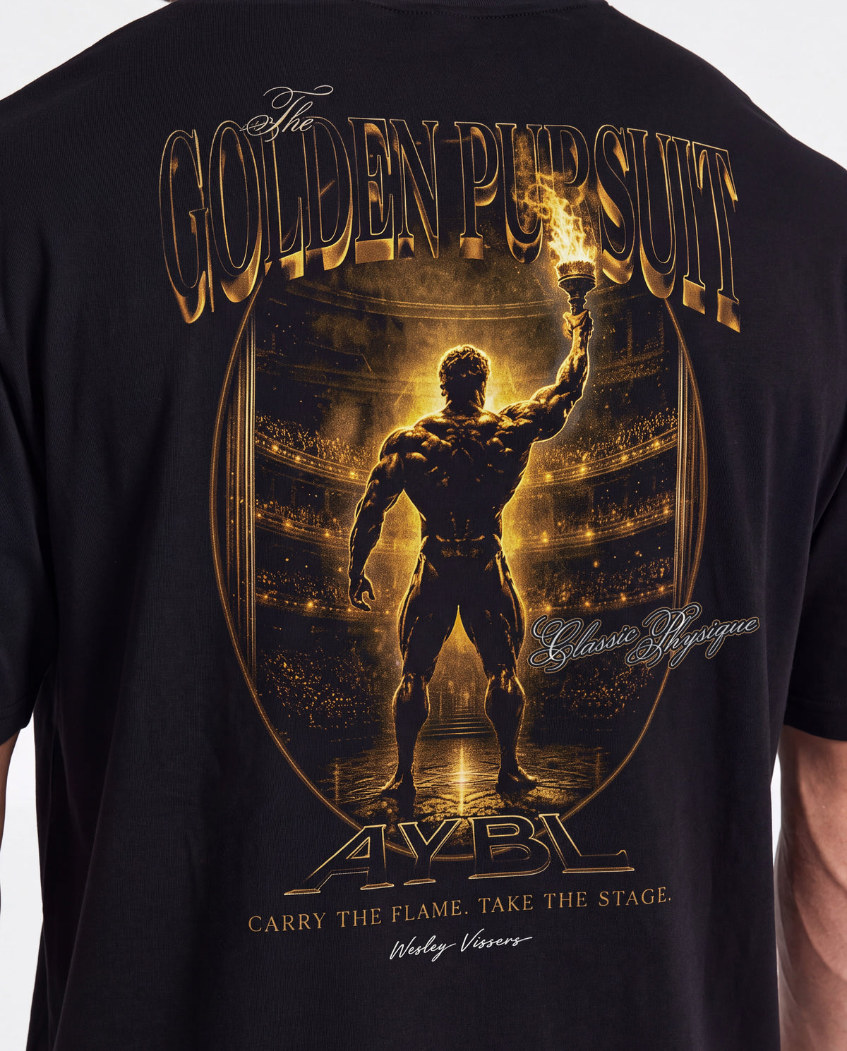 Wesley Vissers x Golden Pursuit Oversized T Shirt - Black