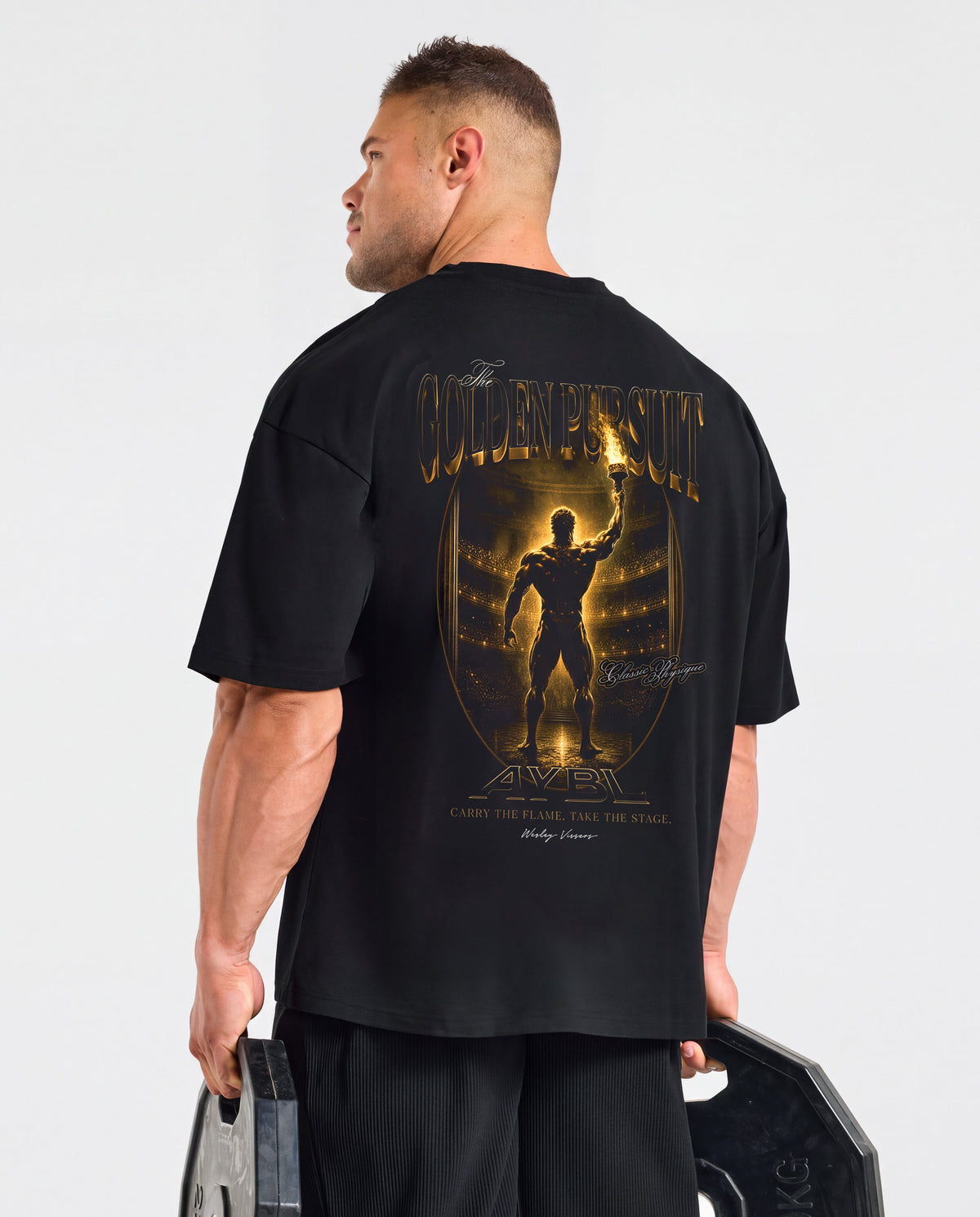 Wesley Vissers x Golden Pursuit Oversized T Shirt - Black