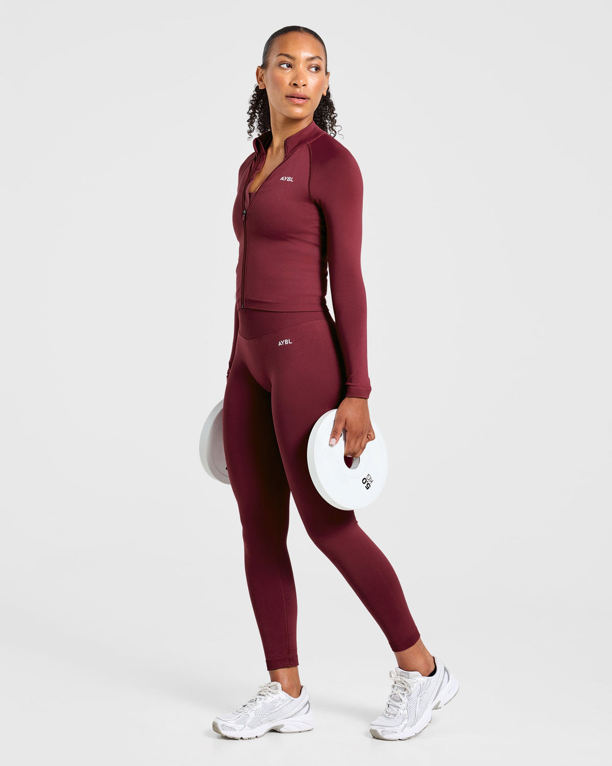 Enhance Seamless Jacket - Mahogany Red