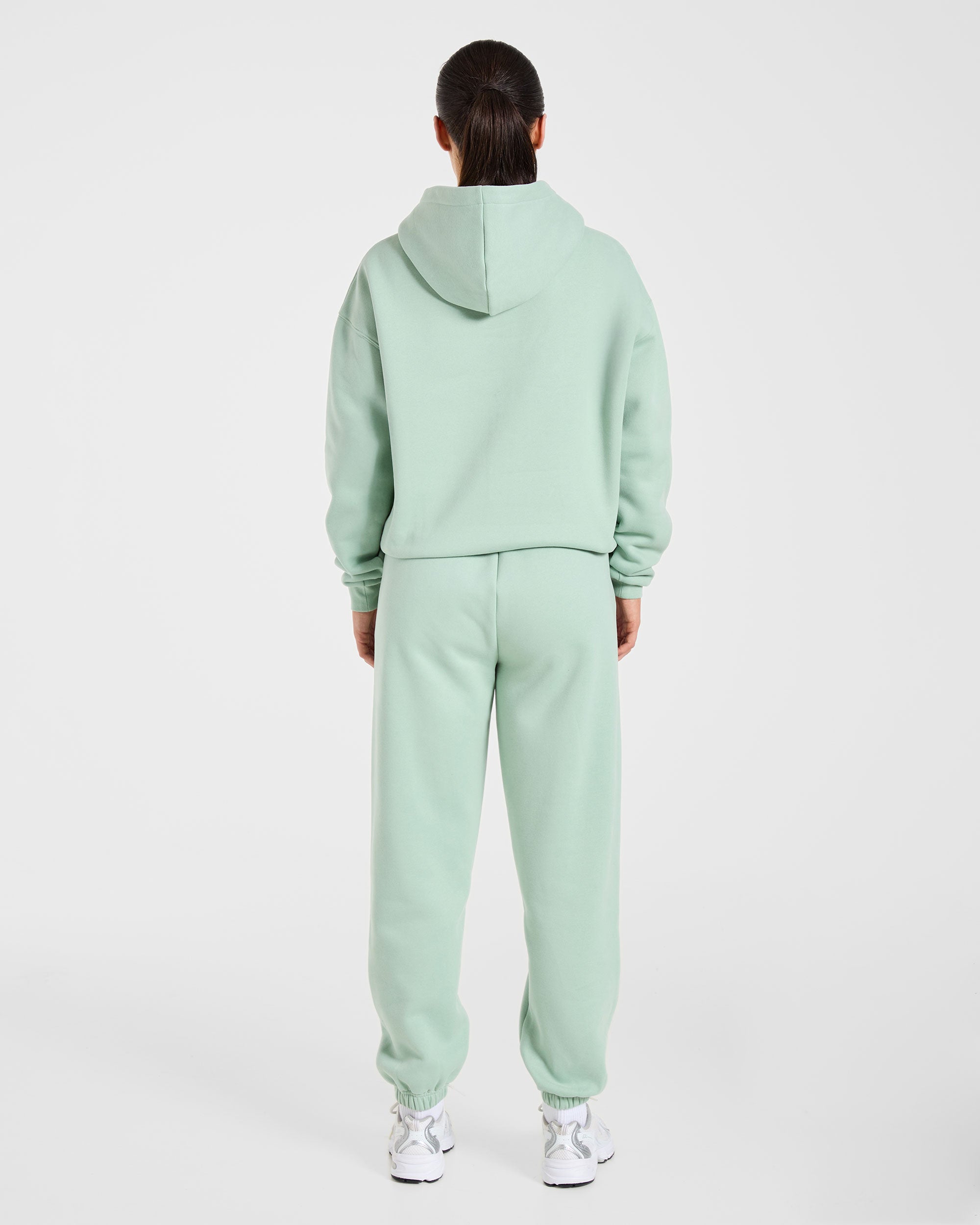 Varsity 2.0 Oversized Hoodie - Sage Green
