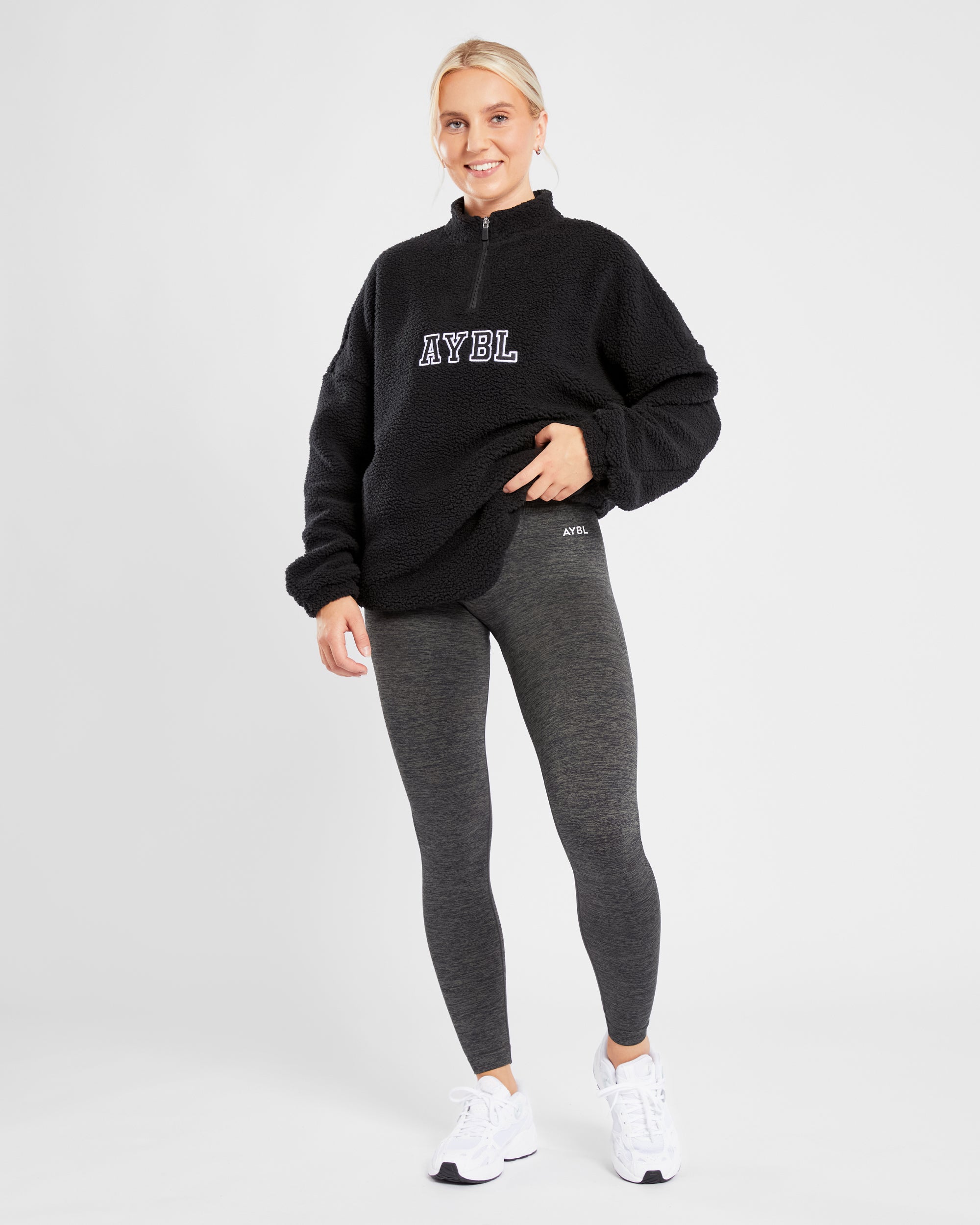 Revive Seamless Leggings - Black Marl